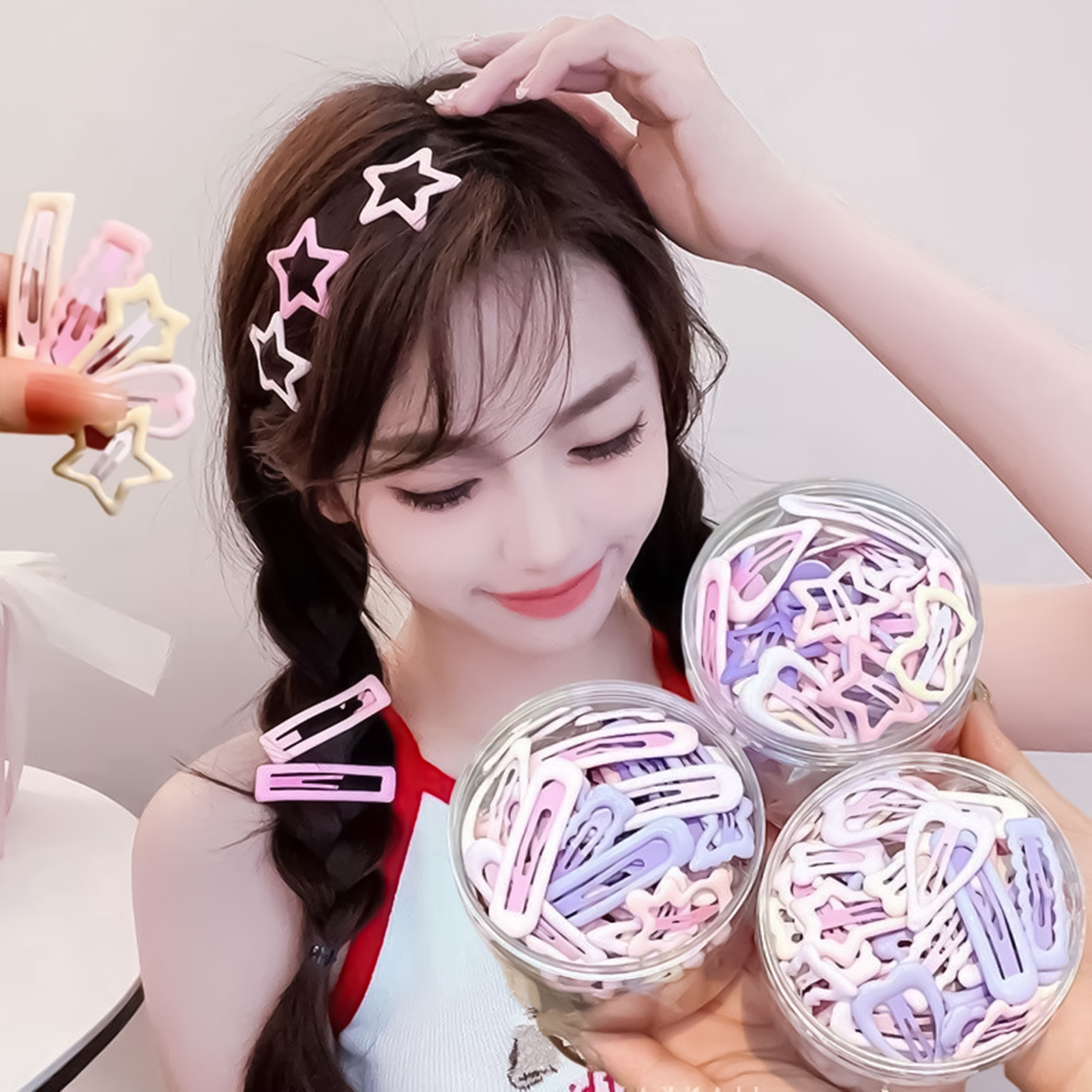 3PCS Sweet Style Headwear Pins - Korean Daily Lifestyle review and price